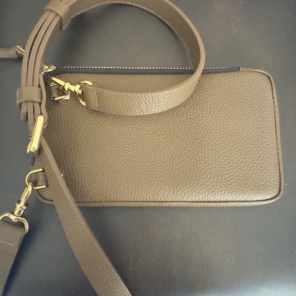 Bandolier iPhone & Pouch Set in Olive Green & Gold Accent - Picture 8 of 15